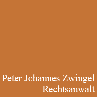 Partner: Rechtsanwalt Peter Johannes Zwingel